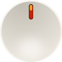 Left knob  — controls horizontal axis